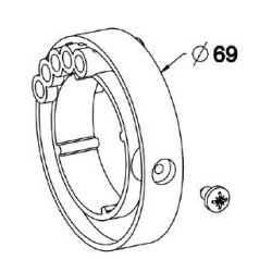 Bague de verrou Automatique Tube ZF45 /D69 mm .