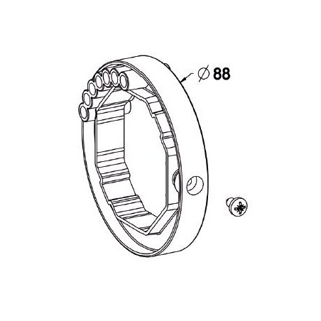 Bague de verrou Automatique Tube OCTO 60 /D88 mm .