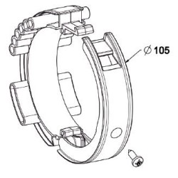 Bague OUVRANTE pour verrou  BLOCKSUR Tube ZF 80 /D 105 mm .