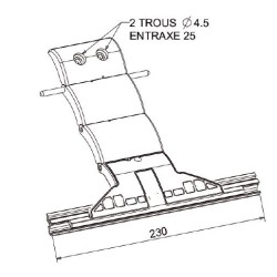 Verrou  BLOCKSUR pour porte de garage-3 MAILLONS-