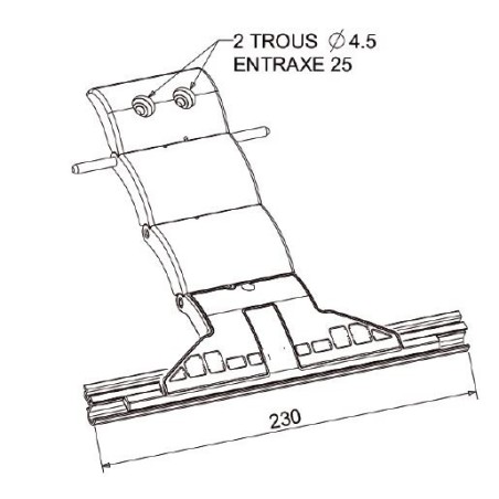 Verrou  BLOCKSUR pour porte de garage-3 MAILLONS-