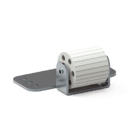 Galet Anti-flexion-80 x25 H 320-semelle Alu G254Guides tablierZURFLUH-FELLER