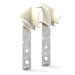 Paire de tulipes TRADI-TUNNEL-Blanche pour lame de 14 mm H364ELame de 14 mmZURFLUH-FELLER