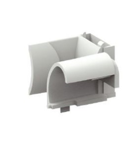 Tulipe GAUCHE TRADI-EXPRESS ZF-Blanche pour lame de 14 mm B734C3Lame de 14 mmZURFLUH-FELLER