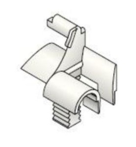 Paire de tulipes pour console MINI IBC -Blanche pour lame de 8 mm 2003148Lame de 8 mmZURFLUH-FELLER