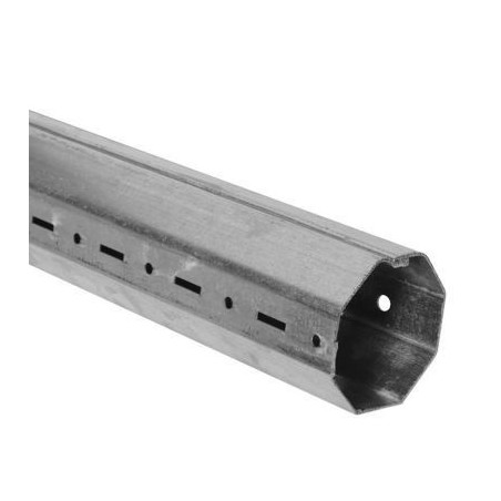Tube OCTOGONAL 40 MM-Longueur 2 mètres