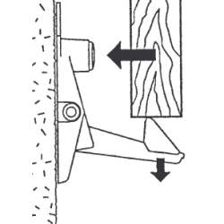 Arrêt Criquet NOIR résine