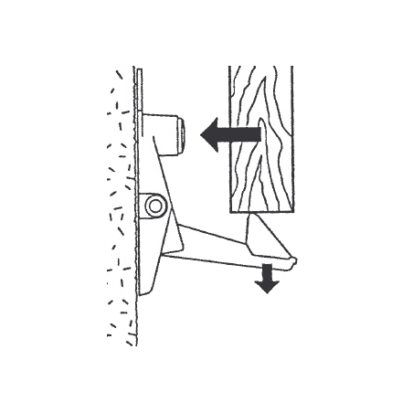 Arrêt Criquet BLANC résine