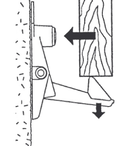Arrêt Criquet BLANC résine P90733209Volets BattantsMPM