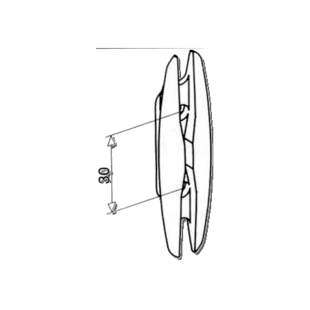 Feuille de sauge Petit modèle PVC 2003700StoresSIMU-ACCESSOIRES