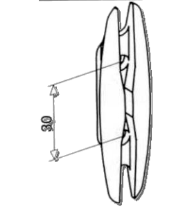 Feuille de sauge GRAND modèle METAL 2003670StoresSIMU-ACCESSOIRES