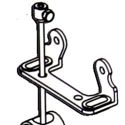 Équerre Supérieure Alu Grise 2003657StoresSIMU-ACCESSOIRES