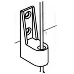 Équerre Inférieure Alu Grise 2005962StoresSIMU-ACCESSOIRES