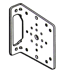 Équerre Supérieure Anodisée Grise 2003668StoresSIMU-ACCESSOIRES