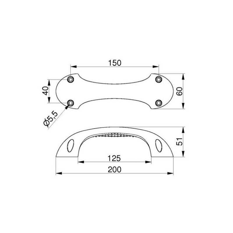 Poignée de Manoeuvre GARONA -NOIRE P000001816117Pièces détachées Portes de garageMPM