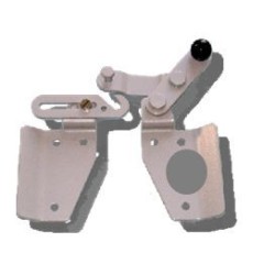 Gâche Verrou de jalousie en Alu  GRIS coté DROIT