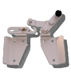 1/2 Verrou de jalousie en Alu BLANC coté DROIT VS105DP90PersiennesDEPRAT