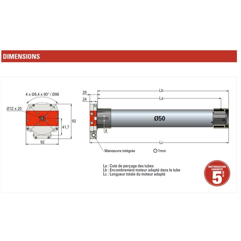 T5 FILAIRE DMI 35 Nm 2000750Moteurs porte de GarageSIMU