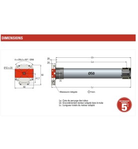 T5 FILAIRE DMI 50 Nm 2000763Moteurs porte de GarageSIMU