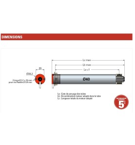 T 3.5 FILAIRE 13 Nm 2008675Moteur Filaire T3.5SIMU