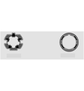 Jeux d Adaptation Tube Nervuré ZF 64 mm 9410400Jeux AdaptationSIMU