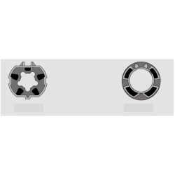 Jeux d Adaptation Tube Nervuré ZF 80 mm