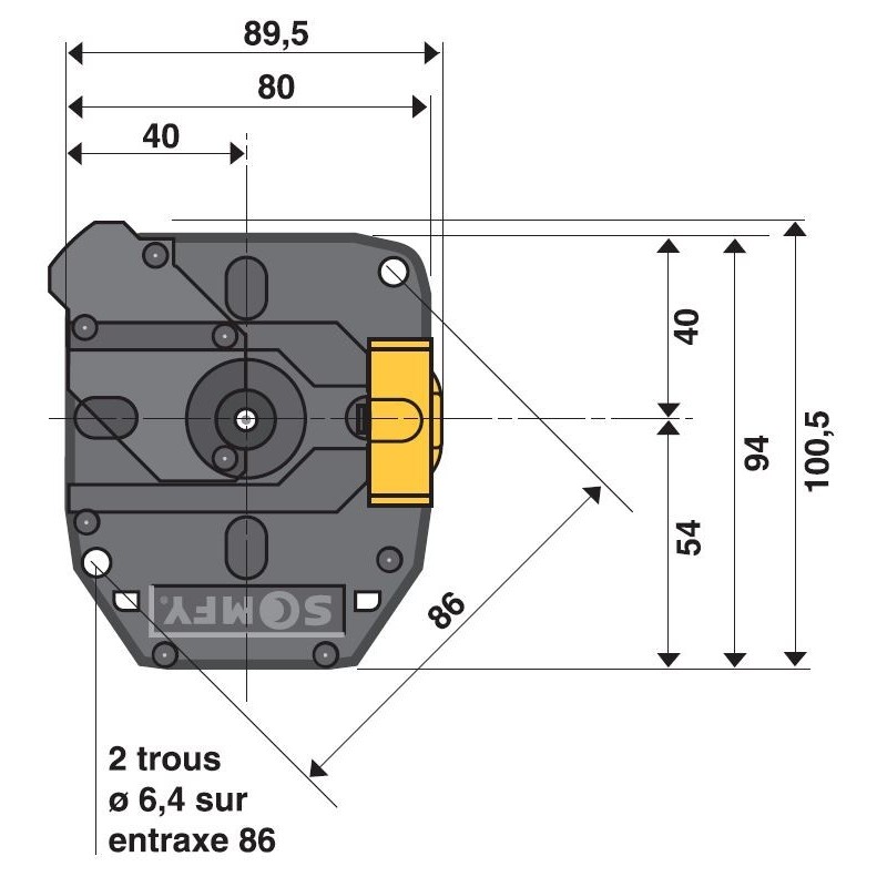 LT 50 CSI FILAIRE 35/17 1047305Moteur CSISomfy