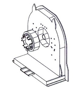 Kit Support moteur Simu pour joue Tunnel FIXOLITE KSUMUFIXOSupport SimuSIMU