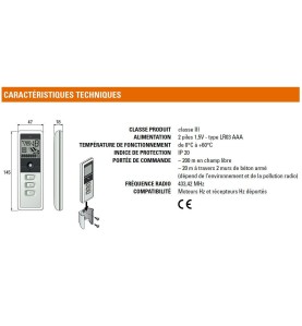 Emetteur Mobile Simu 16 canaux GRIS 2007349Commandes EHZSIMU