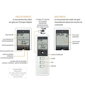 Emetteur Mobile HORLOGE Simu 6 canaux Gris 2007831Commandes EHZSIMU