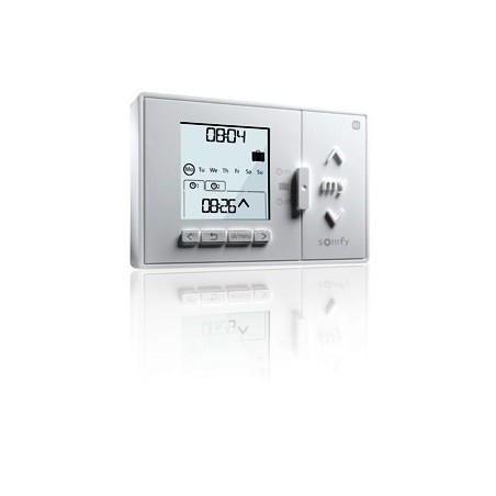 Emetteur Radio Mural HORLOGE CHRONIS IO 1805227Commandes IOSomfy