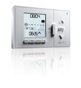 Emetteur Radio Mural HORLOGE CHRONIS IO 1805227Commandes IOSomfy