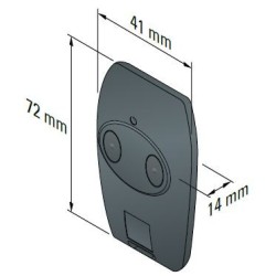 Télécommande Radio TSA 2 canaux