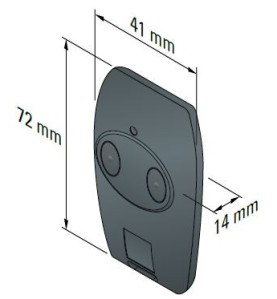 Télécommande Radio TSA 2 canaux 2005326Automatismes SimuSIMU