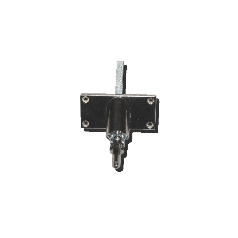 Sortie de caisson 90° Horizontale 85x42-Nickelé-Carre 8 mm 816F411003Carré de 8GEIGER