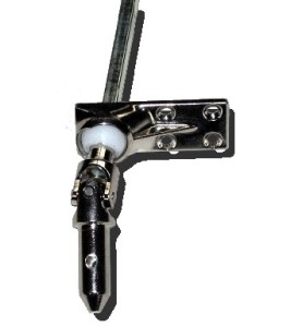 Sortie de caisson 45° 22X59-Nickelé-M10-6P 7 mm 816F061001Héxa 7GEIGER