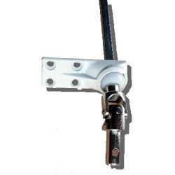 Sortie de caisson 45° 22X59-Blanche-M10- Carré de 6 mm 816F671002Manivelles de 13GEIGER