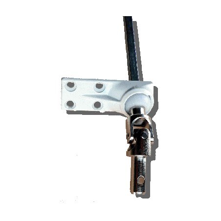 Sortie de caisson 45° 22X59-Blanche-M10- Carré de 6 mm 816F671002Manivelles de 13GEIGER