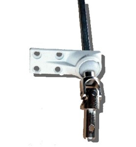 Sortie de caisson 45° 22X59-Blanche-M10- Carré de 6 mm 816F671002Manivelles de 13GEIGER