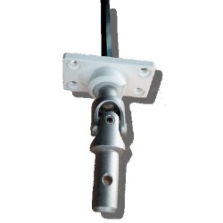 Sortie de caisson 45° 24X52-Blanche -4T-Carré de 6 mm 816F261002Carré de 6 GEIGER