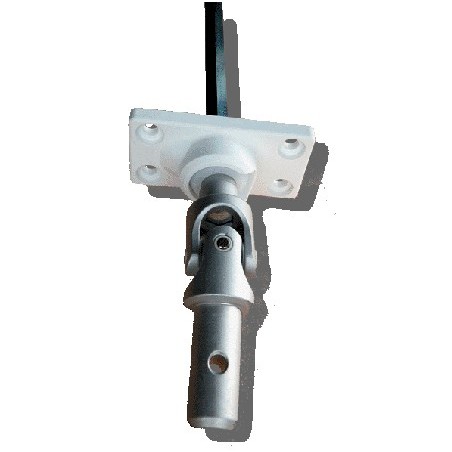 Sortie de caisson 45° 24X52-Blanche -4T-Carré de 6 mm 816F261002Carré de 6 GEIGER