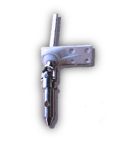 SORTIE DE CAISSON 45° 22X59 BLANC -M12- CARRE 6 - L300 816F671202Carré de 6 ZURFLUH-FELLER