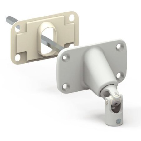 Double cardan 90 ° 80X47-Blanche-6P 7mm D591MBHéxa 7ZURFLUH-FELLER