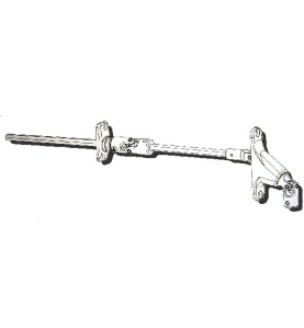 Triple Cardan à déport 25mm-6P 7 mm D593ABHéxa 7ZURFLUH-FELLER