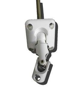 Bloc Guide 45° genouillère-Blanc-45x50- Blanc -6P 7 mm D174NGHéxa 7ZURFLUH-FELLER