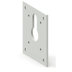 Plaque embase 70x60 Blanche pour SDC à 45 ° D560Manivelles de 12ZURFLUH-FELLER