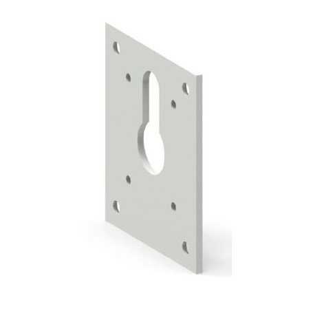 Plaque embase 70x60 Blanche pour SDC à 45 ° D560Manivelles de 12ZURFLUH-FELLER