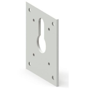 Plaque embase 70x60 Blanche pour SDC à 45 ° D560Manivelles de 12ZURFLUH-FELLER