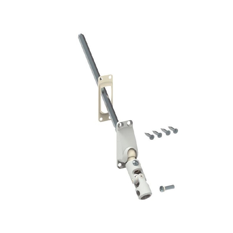 Guide 60° genouillère-Blanc-22x62- Blanc -6P 7 mm-L 315 mm D476NGHéxa 7ZURFLUH-FELLER