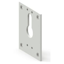 Plaque embase 70x60 Blanche pour SDC à 60 ° D559AManivelles de 12ZURFLUH-FELLER